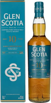 Produktbild von Glen Scotia 10 Jahre - Unpeated - Campbeltown Single Malt Whisky
