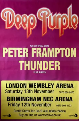 Imagen del producto de Deep Purple - Concierto en Wembley 2004 - Póster - 102x152 cm