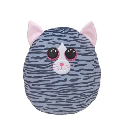 Image de ty 39290 Figurine en peluche coussin Squsih-A-Boos - Chat Kiki, 20 cm de haut