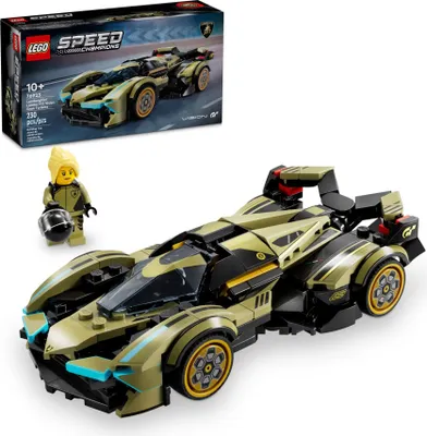 Produktbild von LEGO® Speed Champions – Lamborghini Lambo V12 Vision GT Supersportwagen | Sammlermodell & Rennwagen-Spielzeug für Kinder & Erwachsene - 76923 230 Teile