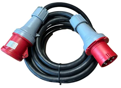 Productafbeelding van 63A CEE-verbindingskabel H07RN-F 5G10 met 10 m lengte