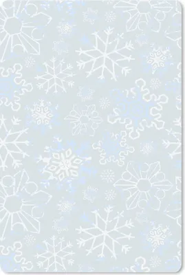 Produktbild von MuchoWow® Mauspad Mousepad Winter - Schneeflocke - Design 18x27 cm - Mousepads - Maus Mat - Pad - Mausunterlage