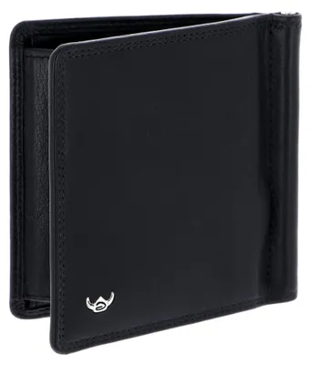 Produktbild von Leder Geldbörse Geldklammer Polo RFID Protect Clip-Scheintasche 1959 Schwarz