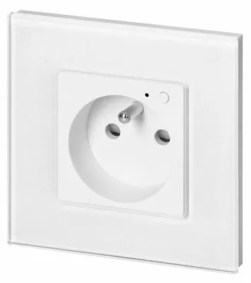 ORNO Unterputz-Steckdose Smart Wi-Fi, TUYA kompatibel, weiß, 86x86 mm