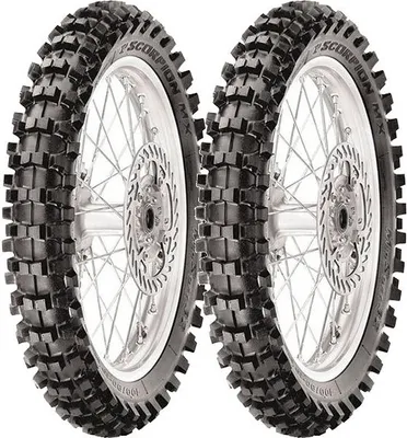 Produktbild von Paar Motorradreifen Pirelli 120/80-19 63M + 2.75-10 37J Scorpion Mx32 Mid Soft