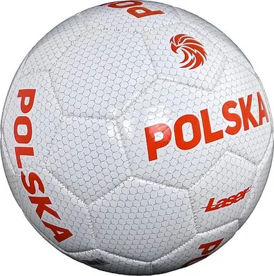 Zdjęcie produktu dla Piłka nożna z napisem Polska, 23 cm