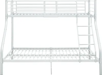 Produktbild von vidaXL Etagenbettgestell Weiß Metall 140x200 cm/90x200 cm