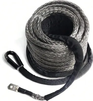 Produktbild von Forst-Windenseil - Synthetisches UHMWPE-Seil - Bruchlast 10,5 t (10.500 kg) - Leicht - Geringe Dehnung - Für Forst & Industrie