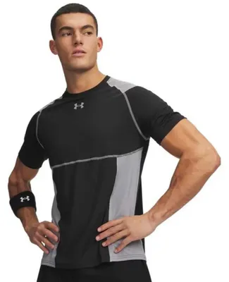 Produktbild von Under Armour Heatgear Elite Fitted Kurzarm-t-shirt Schwarz M / Regular Mann Schwarz M