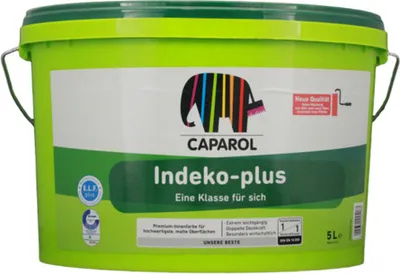 Produktbild von Caparol Indeko Plus 5 Liter  weiss Innenfarbe