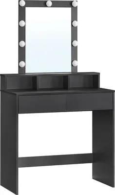 Produktbild von Kosmetische Frisierkommode Velisa 145 cm schwarz