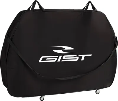 Produktbild von Gist Fahrrad-Transporttasche für MTB/Racing schwarz, gepolstert, mit Räder+Ständer