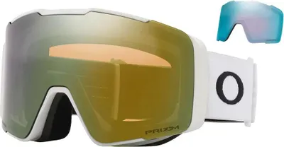 Obrázek produktu pro Brýle Oakley Line Miner Pro L Lyžařské brýle Bílé Prizm Sage Gold/CAT3 + Prizm Sapphire/CAT3 Pánské, dámské Bílé Prizm Sage Gold/CAT3 + Prizm Sapphire/CAT3