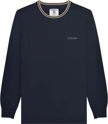 Produktbild von Lambretta - Pullover für Herren, Jerseyware LB327 (XXL) (Marine/Steinfarben)