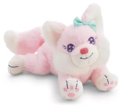 Immagine prodotto di Peluche volpe rosa 18 cm sdraiata