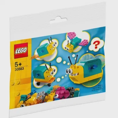 Obrázek produktu pro LEGO Classic Build Your Own Snail With Superpowers 30563, Sada na stavění, 5 rok/roky, Plast, 36 kusů