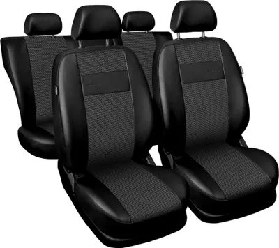Produktbild von Autositzbezüge 2+3 - Universal Auto Sitzauflagen Set Exclusive E2 Kunstleder