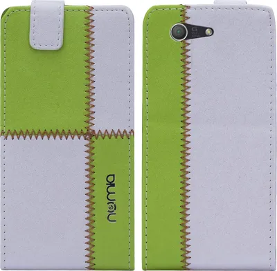 Produktbild von Sony Xperia Z3 Compact Numia Flipstyle Weiss-Grün
