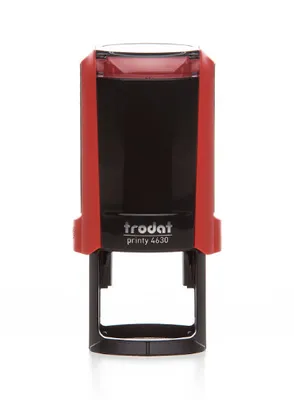 Image de Trodat 4630 timbre 30 x 30 mm Noir, Rouge