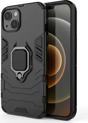 Produktbild von Hülle für Apple iPhone 13 - Outdoor Handy Schutzhülle Hybrid Case - Schwarz