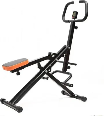 Produktbild von Reitsimulator Fitnessgerät - Bauchtrainer - Ganzkörpertraining - Taillentrainer - LCD-Display - Klappbar für Heimtraining