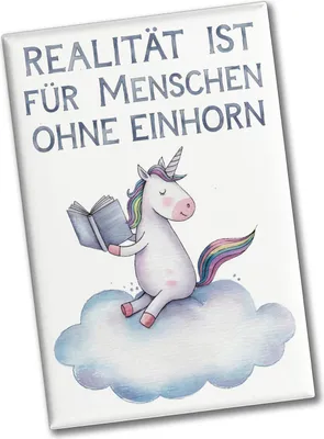 Produktbild von Realität ist für Menschen ohne Einhorn Souvenir Souvenir Magnet