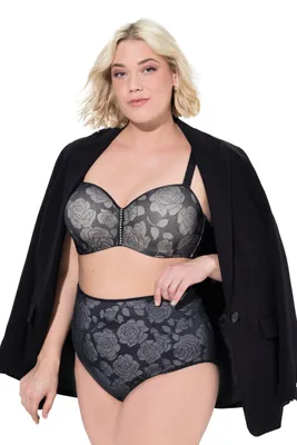 Productafbeelding van Ulla Popken dames slip, zwart, maat 42+