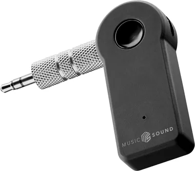Produktbild von Music Sound Audio Receiver, 3,5 mm, Schwarz, USB / Batterie, 8 h, 3 g, 11 mm