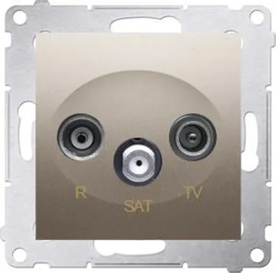 Produktbild von Kontakt-Simon DASK.01/44, Gold, Kunststoff, IP20, 75 mm, 41 mm, 75 mm