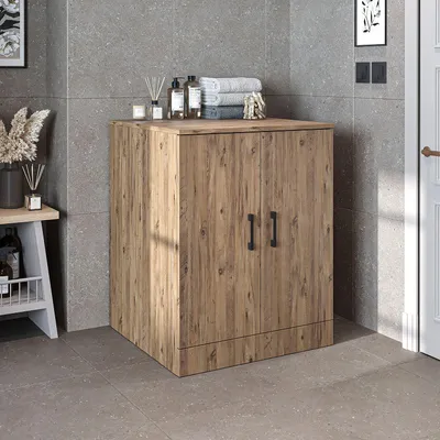 Obrázok produktu pre Skye Decor, skrinka na práčku, borovica Atlantik, 70x90x69 cm, 100% melamín