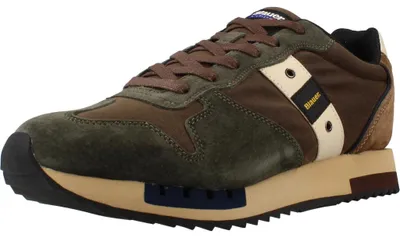 Produktbild von Brauner Herrensportschuh mit Schnürsenkeln und Kontrastdetails