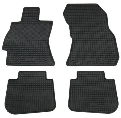 Gummifußmatten Set 4-teilig für Subaru Forester 4 SJ (2012-) +, schwarz