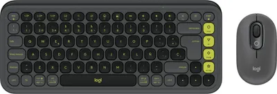 Produktbild von Logitech 920-013118, Kabellos, Bluetooth, Scherenschalter, QWERTY, Graphit, Maus enthalten