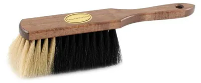 Produktbild von Sorex Handfeger Rosshaar Länge 290mm braun lackiert heller Bart - 31871