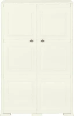 Immagine prodotto di vidaXL Armadio in plastica 79x43x125 cm design in legno gelato alla vaniglia