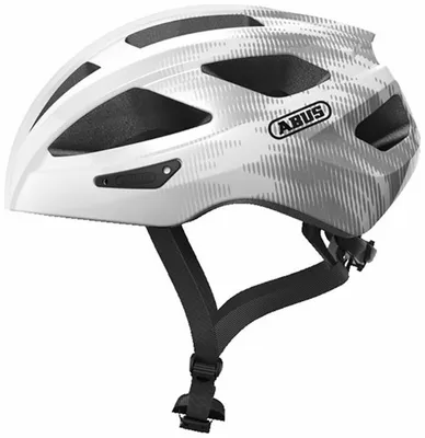 Obrázok produktu pre Abus Macator White Silver L Prilba na bicykel