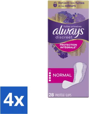 Immagine prodotto di Always - Salvaslip - Lungo - Protezione - 28 salvaslip - Confezione risparmio - 4 pezzi