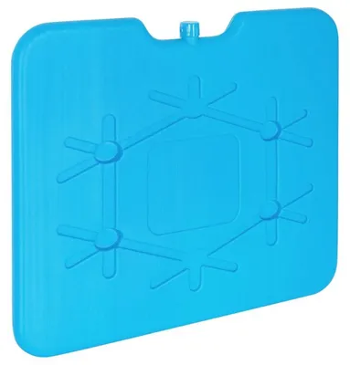 Image de Bloc réfrigérant plat pour glacière de camping - 640 g - Plastique - Bleu