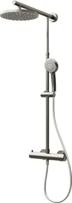 Produktbild von Duschsäule inkl. Thermostat Schulte Classic rund edelstahl D9640 90