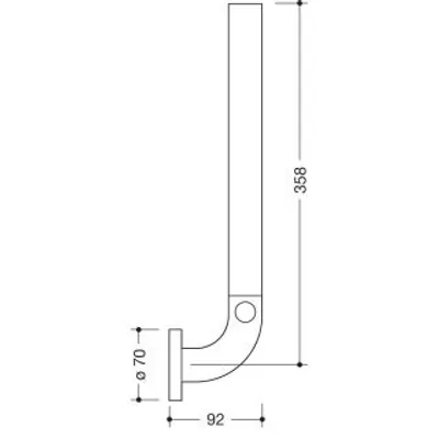 Produktbild von HEWI 801.21.203 95 Reservepapierhalter Ser 801,