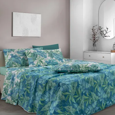 Produktbild von Gabel Saint Tropez, Bettwäsche-Set für Doppelbett – Laub