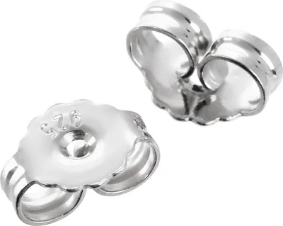 Produktbild von 5 Paar 925er Sterlingsilber 5,4mm Gegenstecker Butterfly Verschluss