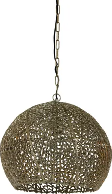Produktbild von Light & Living - Hängeleuchte Sinula - Gold - Ø45cm Hängelampe - Esstischlampe - Wohnzimmerlampe - Schlafzimmerlampe - Wohnzimmer