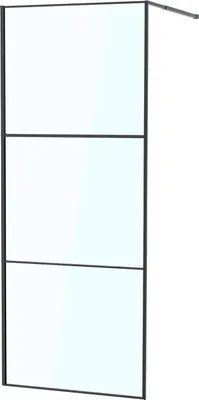 Produktbild von Faziango Duschabtrennung 80X200cm Duschwand für Dusche Walk-In Dusche ESG-Sicherheitsglas 5mm Schwarze