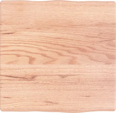 Produktbild von Tischplatte 40x40x(2-4) cm Massivholz Behandelt Baumkante