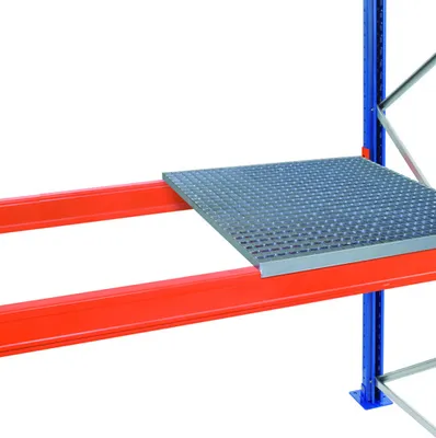Produktbild von Gitterrost für Schulte Palettenregal | BxT 135x80cm | aufgelegt | Maschenweite 6x4cm | Verzinkt