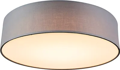 Produktbild von Deckenleuchte grau 40 cm inkl. LED - Drum LED