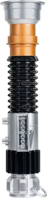A product shot of a lightsaber hilt against a white background.