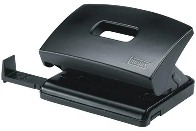 Immagine prodotto di 025-0378 Punzone a foratura (ufficio) C216 - nero Punzone a foratura per ufficio, plastica, 1,6 mm/16 fogli