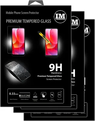 Produktbild von 3X Schutz Glas 9H Tempered Glass Display Schutz Folie Display Glas Screen Protector kompatibel mit Motorola Moto G Power 2022